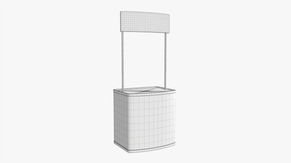 Small promo stand mockup