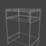 Small table with drawer