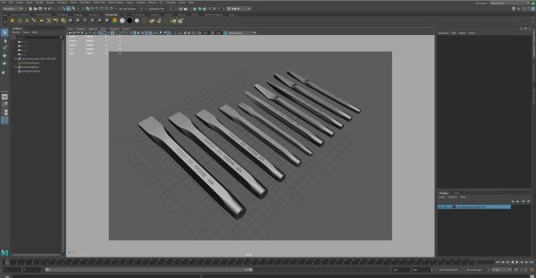 SO 10pc Punches and chisels set PPC100AK