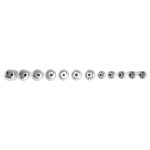 SO 12pc Combination Drive TORX Bit Standard Socket Set