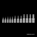 SO 12pc Combination Drive TORX Bit Standard Socket Set