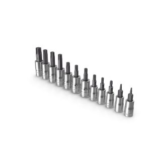 SO 12pc Combination Drive TORX Bit Standard Socket Set