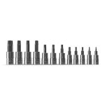 SO 12pc Combination Drive TORX Bit Standard Socket Set