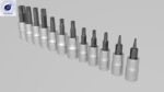 SO 12pc Combination Drive TORX Bit Standard Socket Set