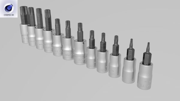 SO 12pc Combination Drive TORX Bit Standard Socket Set