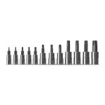 SO 12pc Combination Drive TORX Bit Standard Socket Set