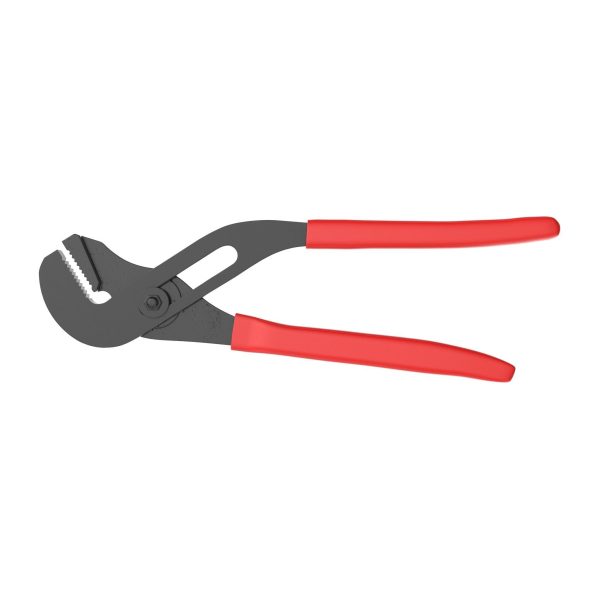 Adjastable joint pliers serrated jaws