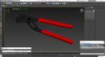 SO Adjastable joint pliers serrated jaws