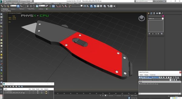 SO Retractable utility knife UTK100