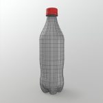 Soda Bottle Empty Low Poly