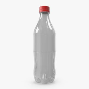 Soda Bottle Empty Low Poly