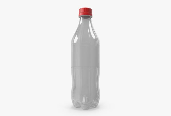 Soda Bottle Empty Low Poly