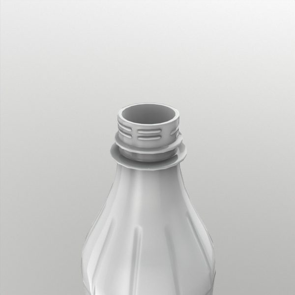 Soda Bottle Empty Low Poly