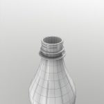Soda Bottle Empty Low Poly