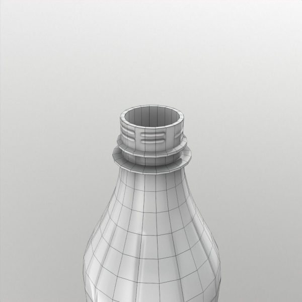 Soda Bottle Empty Low Poly