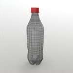 Soda Bottle Empty Low Poly