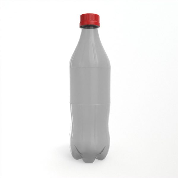 Soda Bottle Empty Low Poly