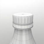 Soda Bottle Empty Low Poly