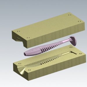 SOFT BAIT LURE MOLD DESIGN