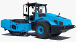 Soil Roller Compactor Rigged