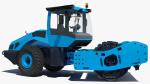 Soil Roller Compactor Rigged