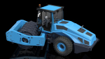Soil Roller Compactor Rigged