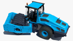 Soil Roller Compactor Rigged