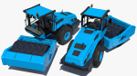 Soil Roller Compactor Rigged