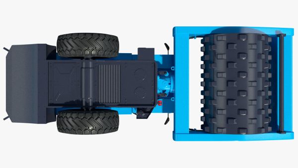 Soil Roller Compactor Rigged