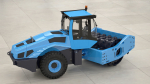 Soil Roller Compactor Rigged