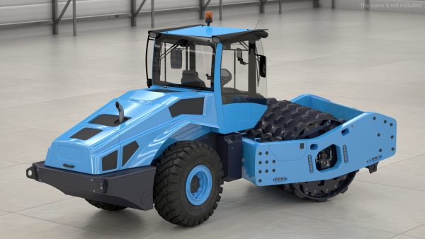 Soil Roller Compactor Rigged
