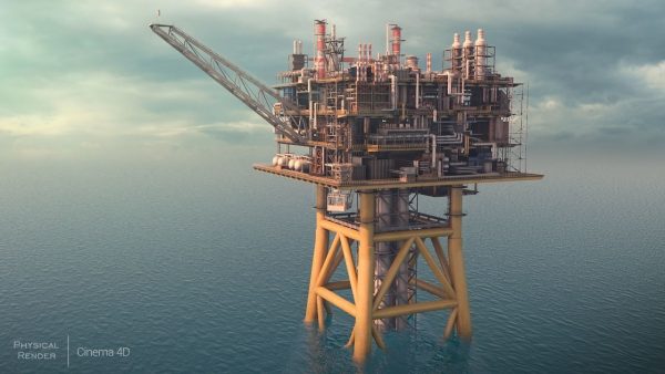 Solan oil platform
