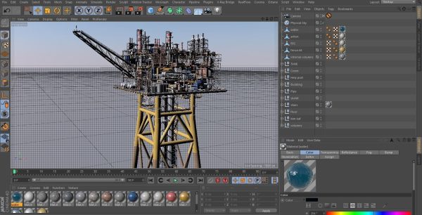 Solan oil platform