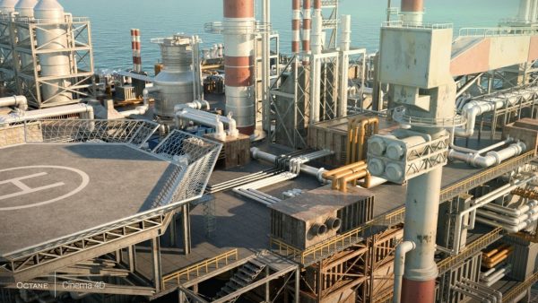 Solan oil platform
