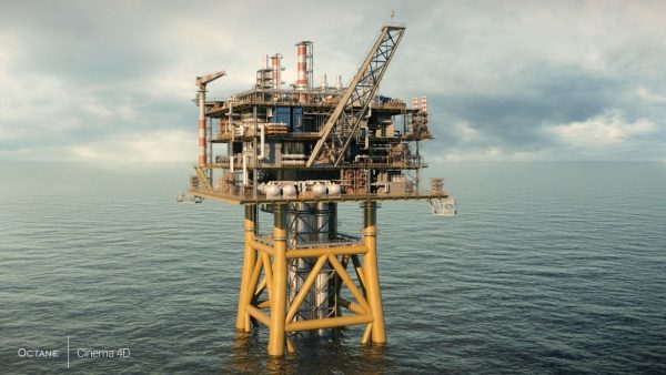 Solan oil platform