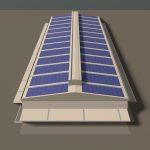 Solar roof on factory 24e01