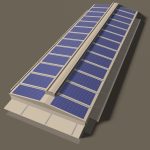 Solar roof on factory 24e01