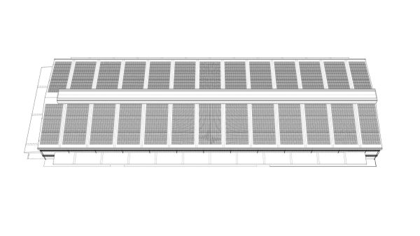 Solar roof on factory 24e01