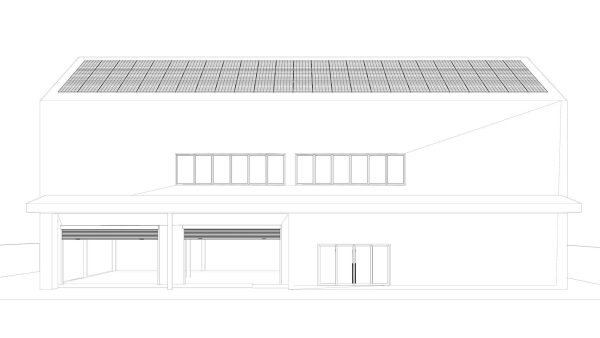 Solar roof on warehouse 24e02