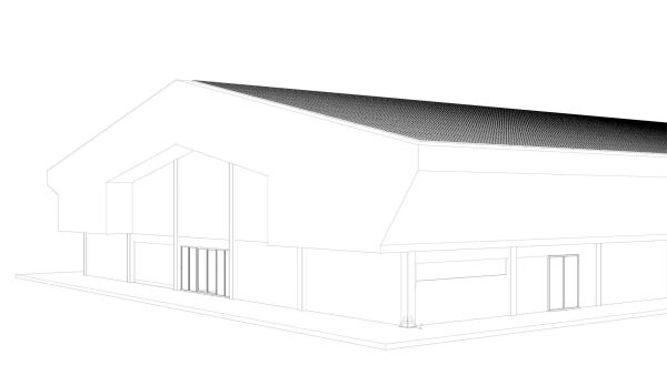 Solar roof on warehouse 24e03