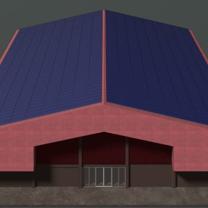 Solar roof on warehouse 24e03