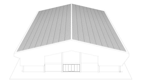 Solar roof on warehouse 24e03