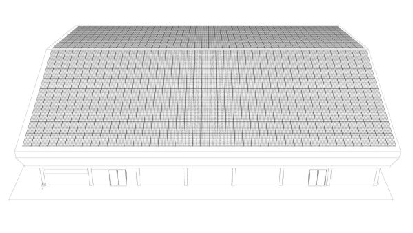Solar roof on warehouse 24e03