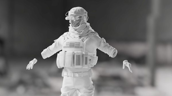SOLDIER High Poly equipment