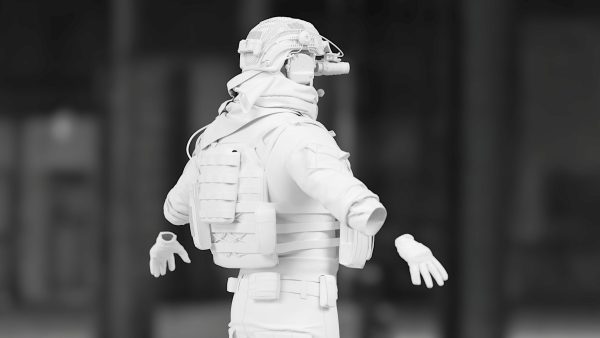 SOLDIER High Poly equipment