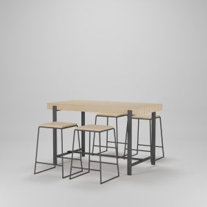 Solid Wood Coffee Table Set