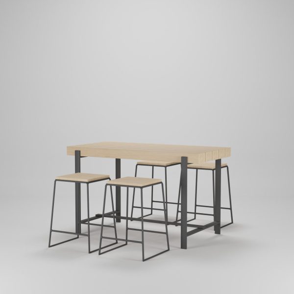 Solid Wood Coffee Table Set