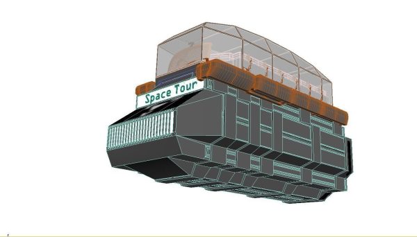 Space bus for space tourism