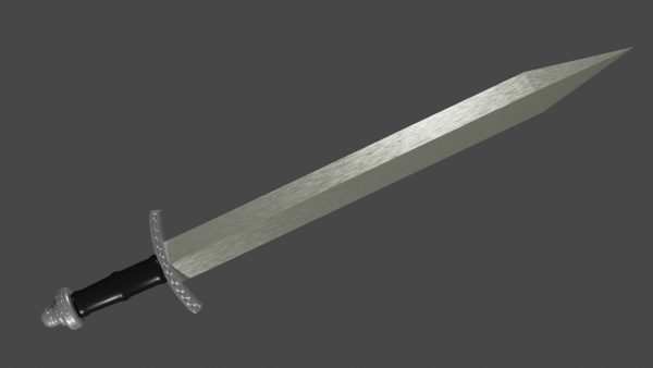 Spatha sword with Caroling handle