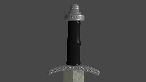 Spatha sword with Caroling handle